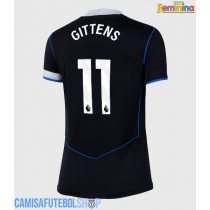 Camisa de time de futebol Chelsea Jamie Gittens #11 Replicas 3º Equipamento Feminina 2025-26 Manga Curta